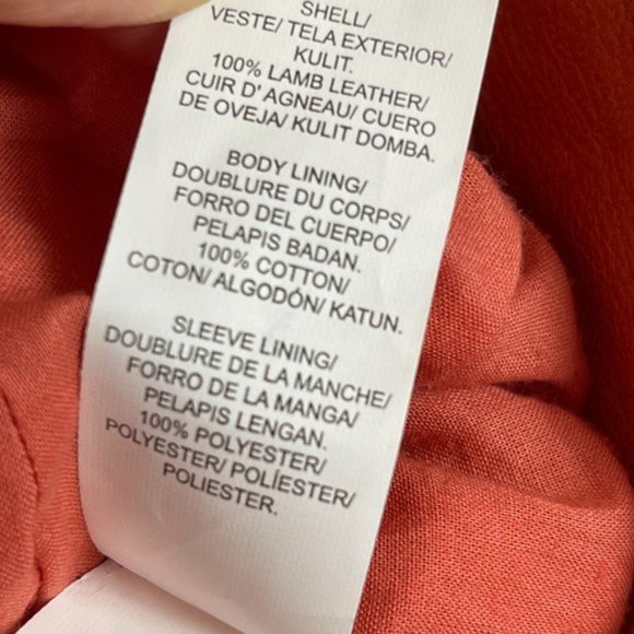 Lucky Brand Lamb Leather Moto Jacket - Picture 6 of 7